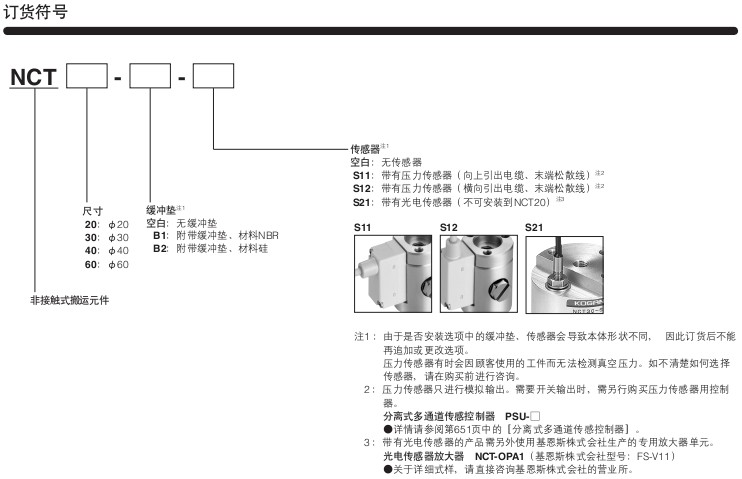 小金井（KOGANEI）非接觸搬運元件NCT系列