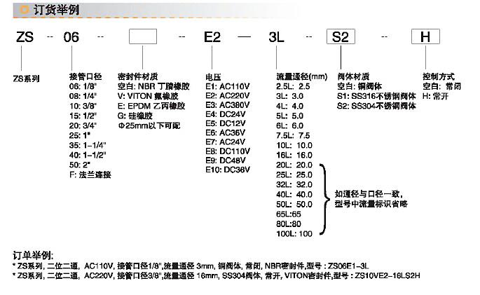 ZS 系列零壓差電磁閥